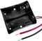 BeMatik - Batteriefach Batteriehalter für 2 C LR14 R14 1,5 V Batterien
