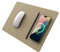 POUT - H3 PRO Qi Wireless Charging Mouse Pad Mat for MacBook, Laptop & Desk - Charges iPhone, Airpods, Samsung Galaxy (Latte Cream)