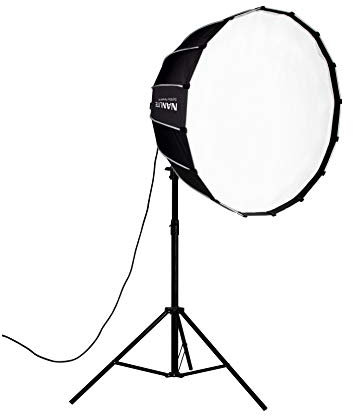 NanLite Parabolic Wide 90cm Softbox SBPR90Q Quick Setup für Fotografie und Videoaufnahmen Groß Profi
