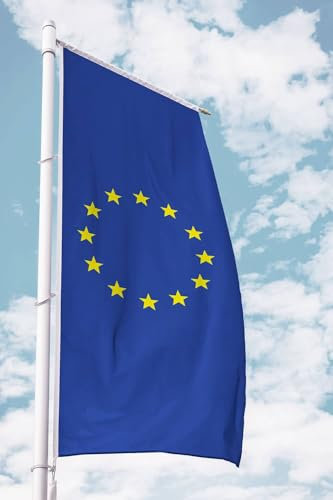 Deitert Europafahne für Ausleger Hochformat 150x400cm