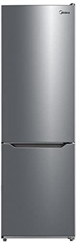 Midea MERB308FGD02 Kühl-/Gefrierkombination/188 cm hoch/186 kWh/Jahr/219 L Kühlteil/83 L Gefrierteil/No Frost/AllAround Cooling/Digital Control Front Inox