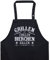 EXPRESS-STICKEREI Grillschürze mit lustigem Spruch: GRILLEN, CHILLEN, BIERCHEN KILLEN Schürze Männer/Damen Kochschürze mit Tasche Küchen Schürze Herren verstellbare Latzschürze Geschenk Grillmeister