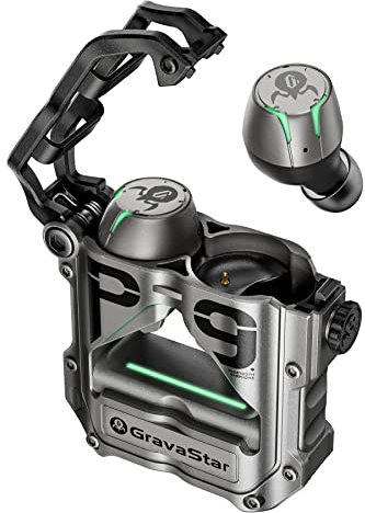 GravaStar Sirius Pro Earphones Wireless Earbuds Comes with Knowles Balanced Armatures and 7.2mm Dynamic Drivers Music Reproducing Vividly, 3 Sound Modes Earbuds (Space Gray)