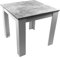 Möbel SD Esszimmertisch Küchentisch Beton weiß 80x80