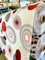 KGS Rectangulaire Chlorure de polyvinyle (PVC) Nappe Bulgomme Imprimée Contemporain - Au mêtre (140_x_180_cm), Blanc, Rouge, Noir