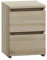 roe furniture Kommode mit 2 Schubladen - Modern Schubladenschrank - Komodenschrank - Schubladenkommode 30 cm Breit - Sonoma
