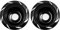 ihreesy Motorrad Sturzschutz Sturzpads Frame Sliders,Aluminiumlegierung Motorrad Frontgabel Rahmengleiter Sturzpads Universal Motorrad Gabel Slider Rad Crash-Schutz Ersatz,Schwarz