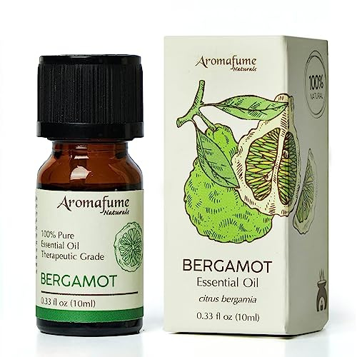 Geranium Essential Oil 10ml | 100% Therapeutic Grade by Aromafume | Citrusy, Sweet Essential Oil for Oil Diffusers, Oil Burners, Soap & Candle Making | Pure & Natural Aromatherapy