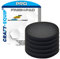 5er Sparpack Craft-Equip PRO RO Polierschwamm Polierpad mit Klettverschluss Made IN EU (5er Sparpack 125mm RO Polierschwamm Finish Grau)