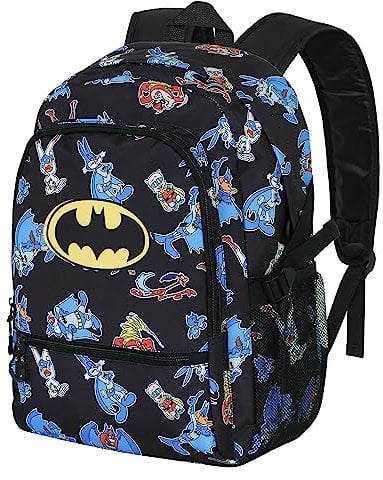 Looney Tunes Batman Tunes-FAN Fight Rucksack 2.0, Schwarz