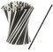 com-four® 250x Paille à Boire en Papier - pailles en Papier pour fêtes, Anniversaires, Mariages et remises de diplômes - Tubes à Boire durables - Longues pailles en Papier