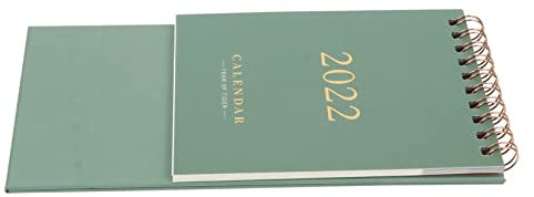1 Stück 2022 Schreibtischkalender Taschenkalender Tragbarer Schreibtisch Büro Dekor Monatliche Schreibtischunterlage Kalender Mini Kalender 2021-2022 Notizblock Kalender Dekoration Papierkalender