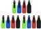 ailill 12 Pack Beer Bottle Insulator Sleeve Keep Drink Cold,Zip-Up Bottle Jackets,Beer Bottle Cooler Sleeves,Neoprene Cover