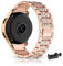 AireWiki Armband Kompatibel mit Samsung Galaxy Watch Gear Sport/Gear S2 Classic Armband Edelstahl Für Herren Damen Elegant Metall Uhrenarmband (Roségold)