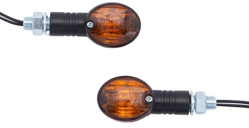 Spec-X Blinker Mini-Bullet Schwarz Getönt Paar