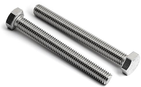 Boulon à Tête Hexagonale M6-1.0 x 70mm, Vis en Acier Inoxydable 18-8 (304) /à Filetage Métrique Complet /15 Pièces