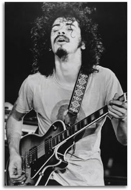 Terp Carlos Santana Poster, Wandkunst, Poster, Geschenk für Freunde, Schlafzimmer, Wohnzimmer, Dekoration, modern, ästhetisch, ungerahmt, 30 x 45 cm