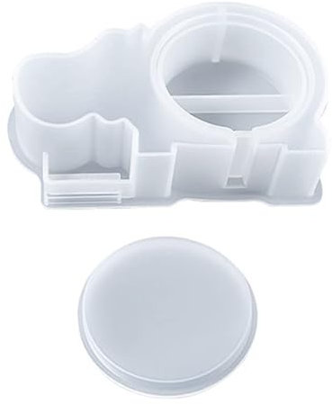 Tier Sparschwein Harz Silikonform Spardose Form Nilpferd Elefant Sparschwein Form for Heimdekoration Schmuckhalter Sparschwein Harzformen Silikon/1442 (Color : Hippo)