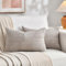 FDTERN 2er Set Taupe Kordsamt Kissenbezug 30x50CM Weich Moderne Dekorative Kissenbezüge Kissenhülle Dekokissenbezug Sofakissen Dekokissen Boho Deko für Sofa Schlafzimmer Wohnzimmer Balkon