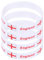 England Flag Silicone Wristbands - 4Pcs St Georges Day Accessories England Sports Fan Wristbands Men's Exercise Fitness Wrist Bands Football Sports Rubber Bracelets for St Georges Day Party Supplies