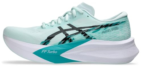 Asics Zapatillas de Correr Magic Speed 4 para Hombre, Mar Relajante/Negro, 40 EU