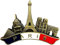 1Pc Retro Paris Kühlschranktür Aufkleber,Retro Paris-Magnet-Aufkleber,Nachgemachte Retro-Paris-Kühlschrankmagnete,Küchendekoration, Heimdekoration,Souveni,Geschenke,Wohnaccessoires and Deko,Magnete