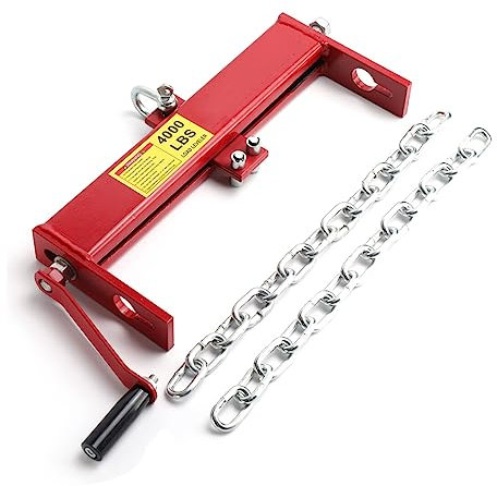 ECUTEE Motor Balancierer Positionierer Balancierer für Hebekran Motorkran Kran Werkstattkran Traverse Werkstatt, Heavy Duty Positionierer Max 2 T / 2000KG für Motorhebezeug, Werkstattkran, Hebebühne