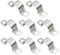 8 piezas 25 mm Abrazaderas Metalicas para Tubos,abrazaderas de acero inoxidable,2 Agujero Abrazadera De Tubo En Forma De U,Para la fijación de tuberías de agua,tuberías de calefacción(25mm)