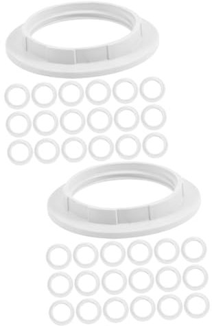 SEWOART 40stücke Lampenschirm Lampenfassung Adapter Hitzebeständiger Für Tischlampen Stehlampen Und Deckenleuchten Installieren Langlebig Und Passend