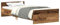 vidaXL Bettgestell ohne Matratze Altholz-Optik 100x200cm Holzwerkstoff