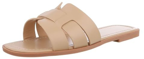 Ital Design Damen Sandalen mit Blockabsatz, runde Spitze