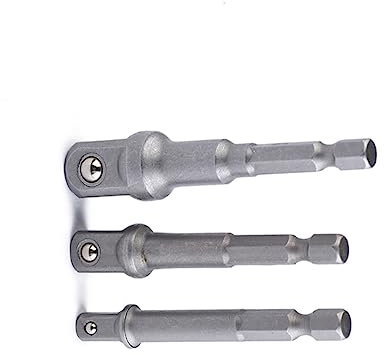 NUOBESTY Socket Adapter Set Socket Adaptor Power Drill Bit Adapter 105 Degree Right Angle