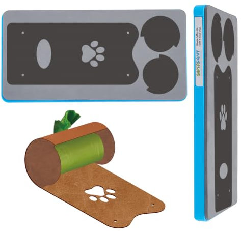 SUPERDANT Trash Bag Storage Leather Die Pet Waste Bag Storage Wooden Die Cutter Leathers Cutting Dies DIY Art Crafts Cutter for Men Women Leather Making for Handmade Lover Gifts