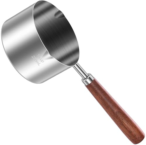 Cacerola Calentadora de Mantequilla de Leche(250 ML) | Olla para Derretir Mantequilla de Acero, Cacerola de Leche Pequeña Adecuado para Una Gran Variedad de Situaciones Culinarias