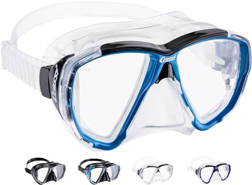 cressi Tauchmaske große Augen, blau, DS261020