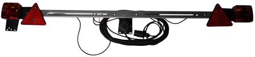 ProPlus Beleuchtungstafel Metall 140-200cm ausziehbar + 12M Kabel