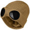 Belsen Unisex Goggle Strickmütze Winddicht Warm Winter Skull Cap, Kaffee, Einheitsgröße