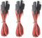 DZYDZR 3 Stück SAE zu SAE 2 Pin Quick Connect/Disconnect Extension Wire Harness 18AWG 0-36V 10A für Motorrad, Auto, Traktor, Batterieklemmen für Boote (1m/3ft)