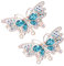 Lot de 2 barrettes à cheveux avec strass et - Pour filles et femmes - de Noël ou d'anniversaire