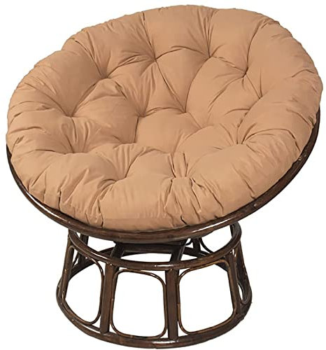 YWBXSHKD Polster FüR Papasansessel 100x100cm, Papasan HäNgesessel Kissen Outdoor, Sitzkissen FüR HäNgesessel Outdoor Rund, FüR Garten, Balkon, Wohnzimmer, Terrasse