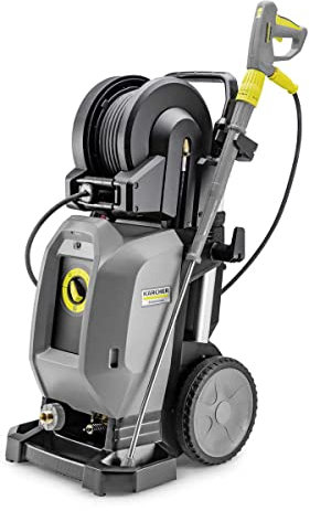 Karcher hd10/21-4 sx+ rotabuse et enrouleur nettoyeur haute pression intensif 210b/1000l/h - KAR 12869530 - Eau froide triphasé (400v)