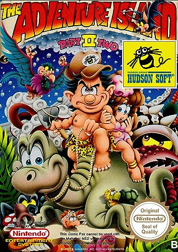 Pixel DemonMG Retro NES Poster Gaming Super Nintendo Adventure Island 2 A3 Poster
