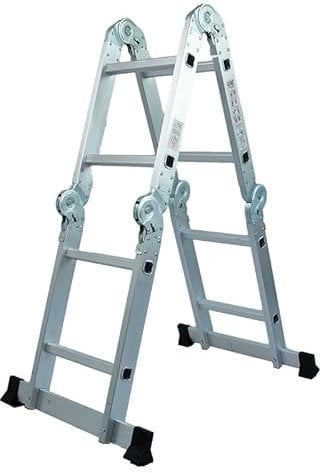 Mehrzweckleiter 4x2 | Trittleiter | Aluleiter | Haushaltsleiter | Multifunktionsleiter | Klappleiter | Stehleiter | bis 2,40m