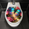 Winhappyhome Toilet Seat Cover Sticker Toilet Lid Decal Bathroom Decorative Stickers (Cool Butterflies)