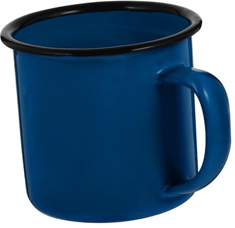 CIYODO Tasse Vintage Fer Petit Modèle Pour Boissons Eau Vin Maison Restaurant Bleu