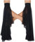 keland Gothic Hexe Armstulpen Chiffon Hxenärmel Vampir Handschuhe Halloween (X-Schwarz)