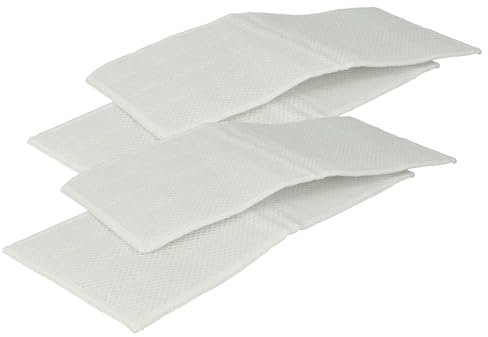 vhbw 4x funda de repuesto reemplaza Kärcher 2.633-132.0 para limpiacristales, limpiaventanas