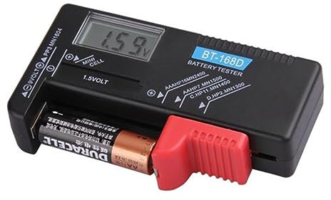 LIFKICH Digital Lcd Aa Aaa Battery Checker Tester Alkaline Battery Tester for Households for Aa Aaa