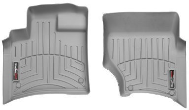 Passgenaue Fußmatten gummimatten passend für: Audi Q7 4L 2006-15|Grau|1. Reihe Weathertech FloorLiner