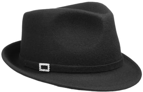 Lipodo Trilby Hat Starlight Wool Felt Women Summer Winter